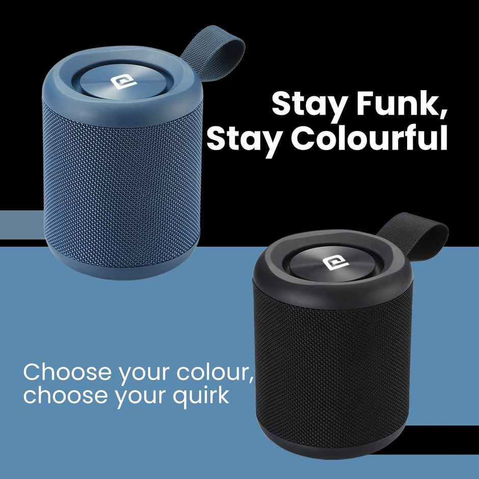 Portronics SoundDrum P 20W Bluetooth Speaker - Multi-Connectivity | 6-7 Hours Play Time