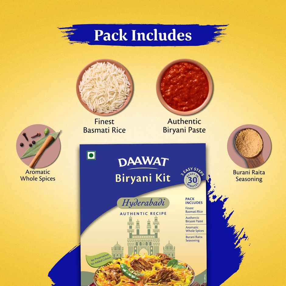 Dawaat Biryani Kit Hyderabadi Ready to cook