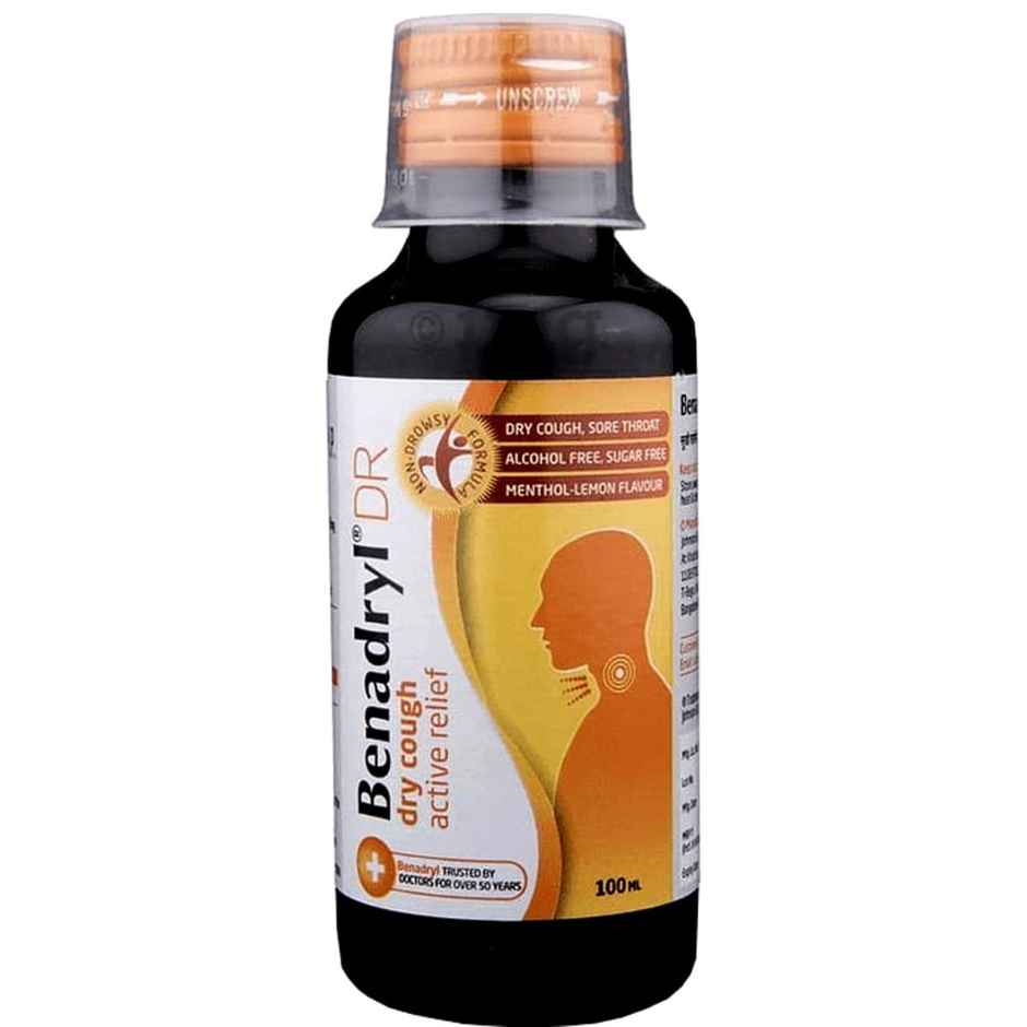Benadryl Dry Cough syrup