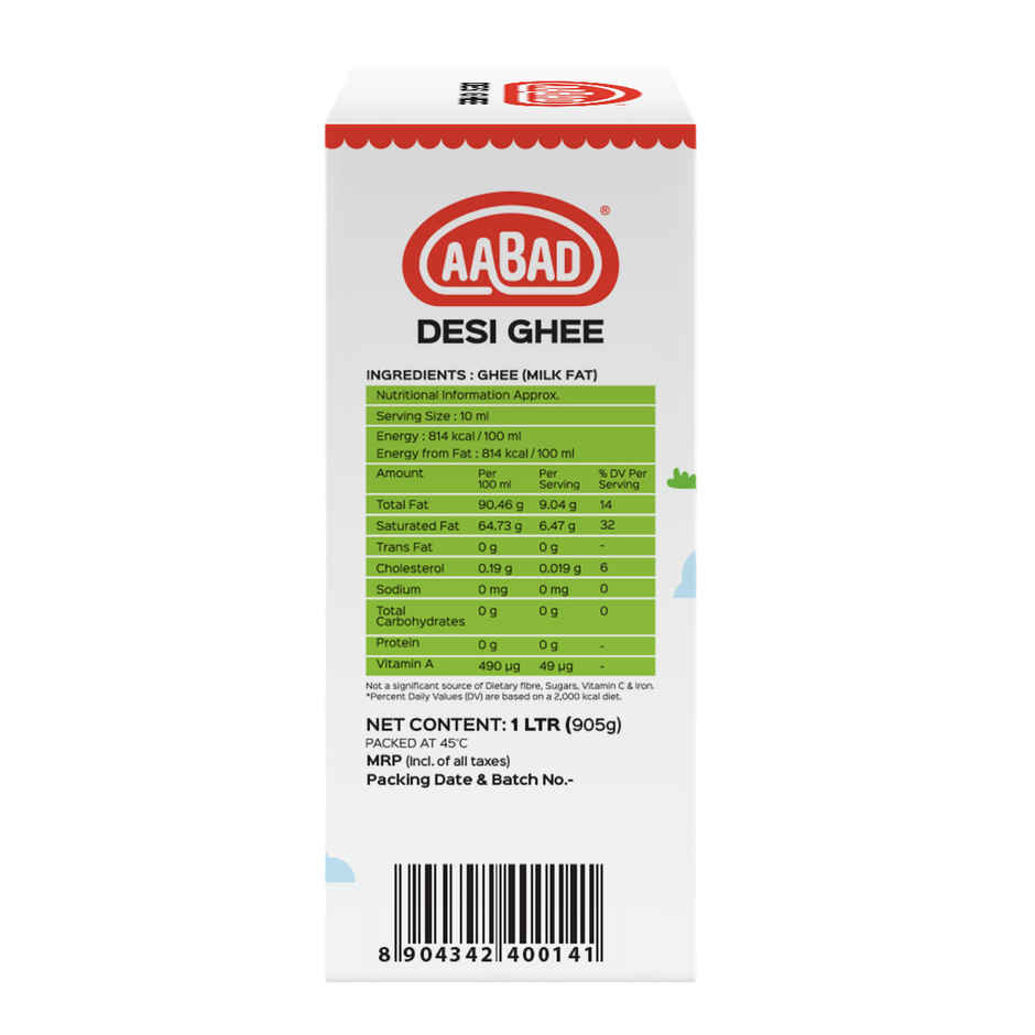 Aabad Pure Desi Ghee Ceka/Box