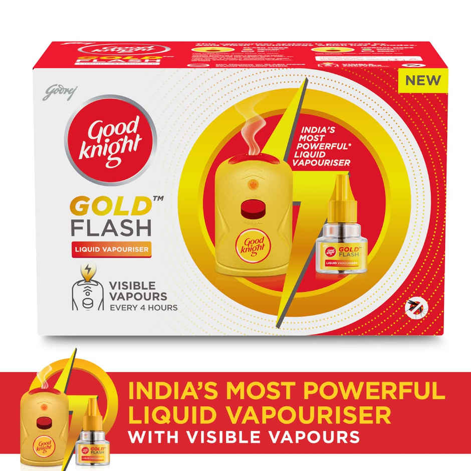 Good Knight Flash Liquid Vapourizer Mosquito Repellent Combo