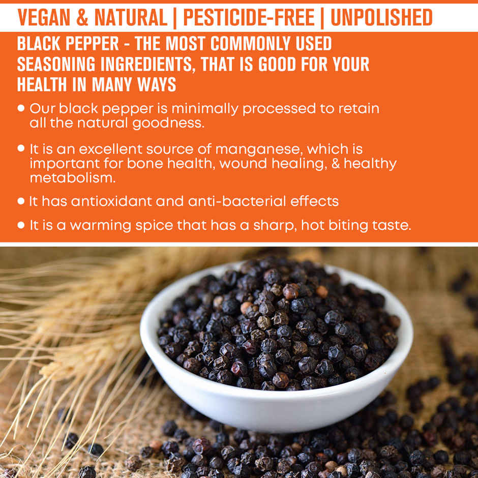 Safe Harvest Pesticide-Free Black Pepper