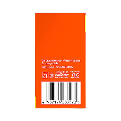 Gillette Fusion Manual Shaving Razor Blades For Men (6 Cartridges)