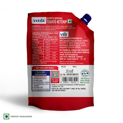 Veeba Tomato Ketchup - Chef's Special