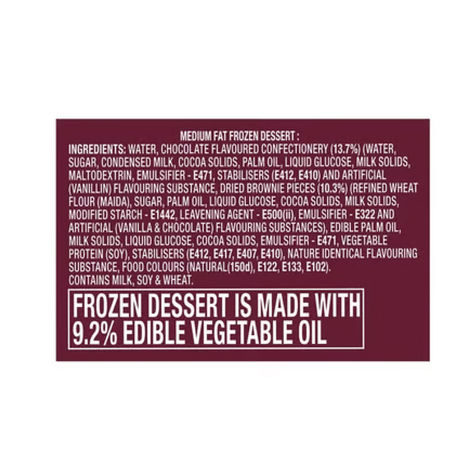 Kwality Wall's Choco Brownie Fudge Cup