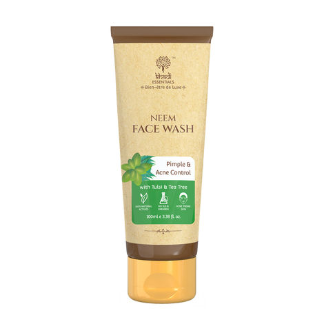 Khadi Essentials Neem Face Wash Clears Acne & Pigmentation | Balances Sebum