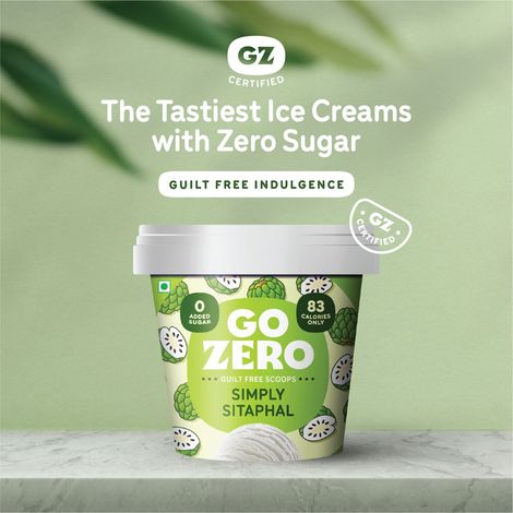 Go Zero Simply Sitaphal Low Calorie Guilt Free Icecream Cup