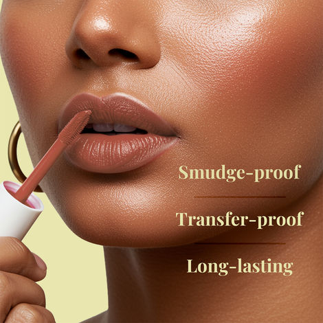 Just Herbs Enriched Liquid Lipstick Kit | Set Of 5 | Nudes And Browns