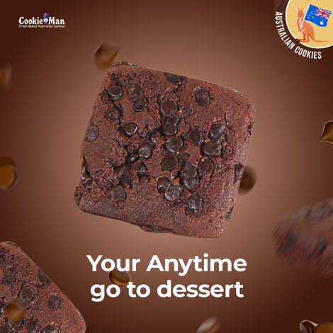 Cookie Man Choco Chip Chocolate Brownie