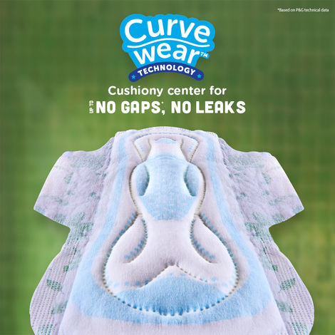 Whisper Ultra Upto No Gap No Leaks Sanitary Pads | XL | 15 pcs