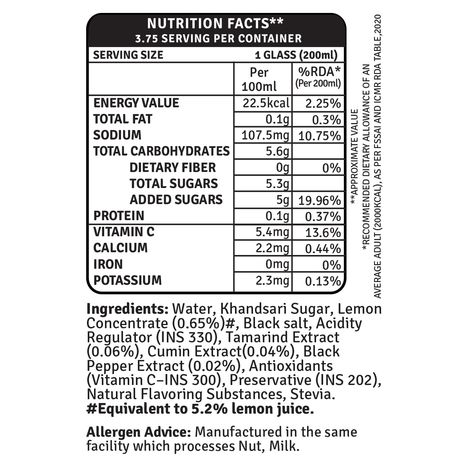 Raw Pressery Masala Shikanji