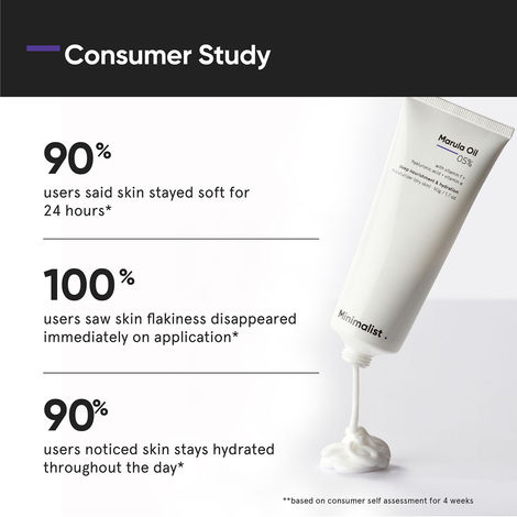 Minimalist 5% Marula Oil Face Moisturizer Cream based Nourishing & Hydrating For Men & Women
