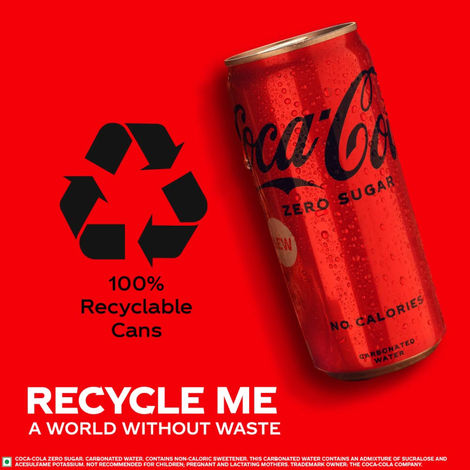 Coca-Cola Zero Sugar Soft Drink Can