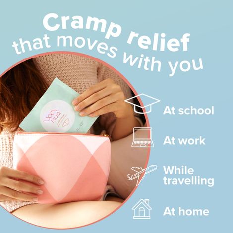 Nua Cramp Comfort Heat Patches For Period Pain