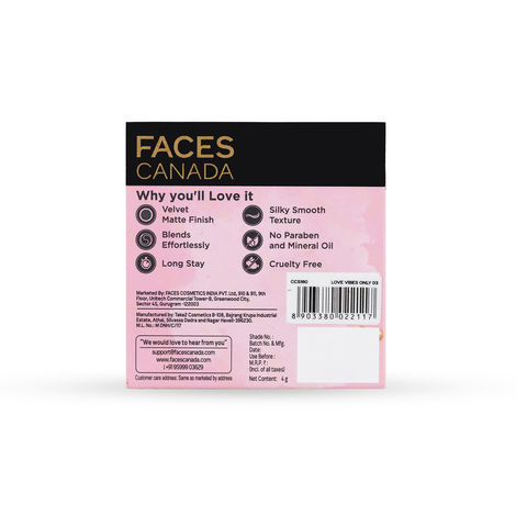 Faces Canada Blush - Love Vibes Only | Silky Smooth Texture