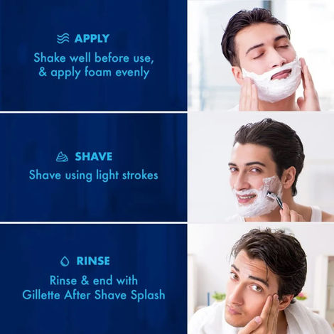 Gillette Shave Foam - Classic Regular Skin