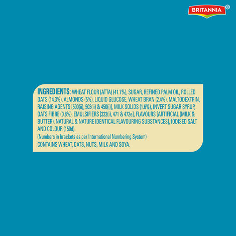 Britannia Nutrichoice Almond and Oats Milk Biscuits | Maida-free and Trans Fat-free