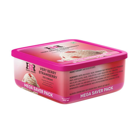 Baskin Robbins Very Berry Strawberry Ice Cream Tub