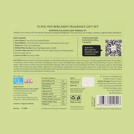 Iris Botanics Gift set Fragrance Ylang Ylang and Bergamot