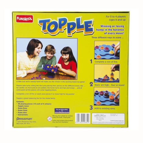 Funskool Topple Strategy Balancing And Skill Game
