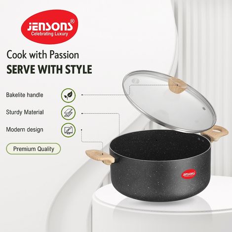 Jensons Cuisine Deep Casserole / Biryani Pot 28 cm