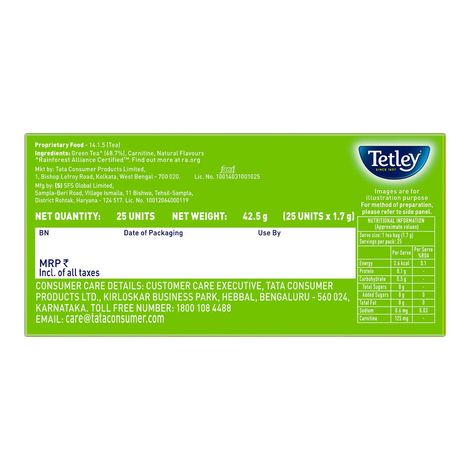 Tetley Slim Care - Ginger | Mint | Lemon Green Tea