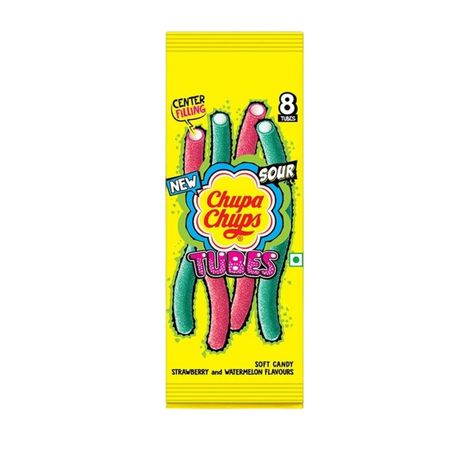 Chupa Chups Assorted Flavour Long Tubes