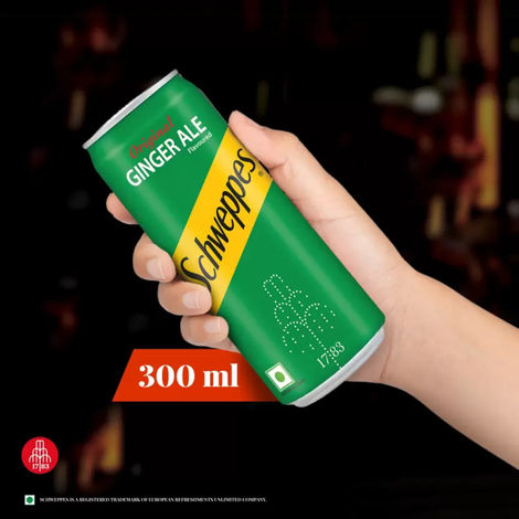 Dr. Cubes Ice Cubes (1kg) & Schweppes Ginger Ale (300ml) Combo