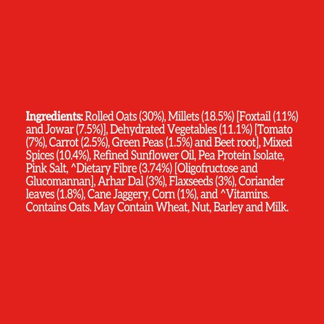 Right Shift Masala Oats, Tomato & Millets | High Protein & Fibre | No preservatives