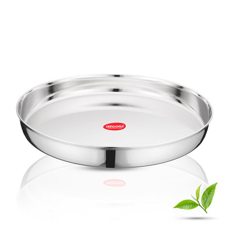 Jensons Stainless Steel Khomcha Plate | 12 Inch