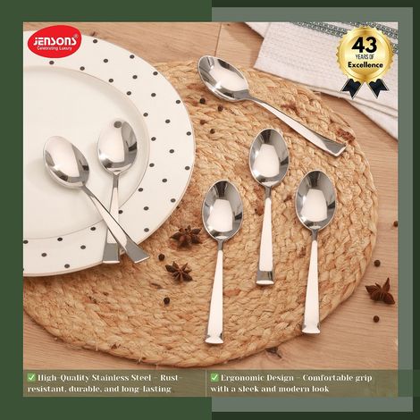 Jensons Flow Baby Spoon Set of 6