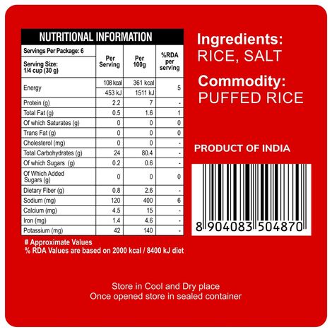 24 Mantra Organic Puffed Rice