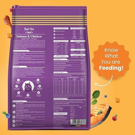 Bark Out Loud | Fresh Salmon Fish and Chicken Premium Adult Dry Cat Food