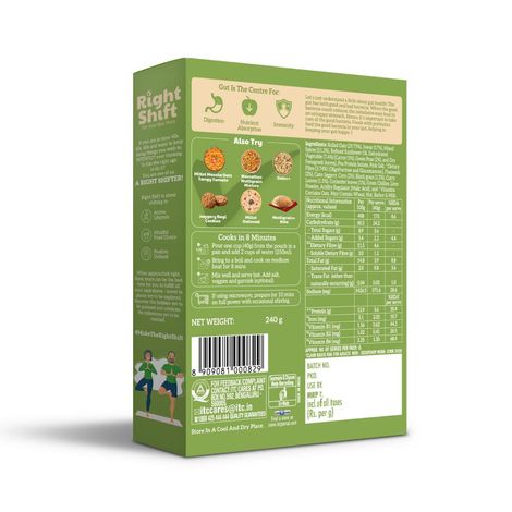 Right Shift Masala Oats, 6x veggies & Millets | High Protein & Fibre | No preservatives