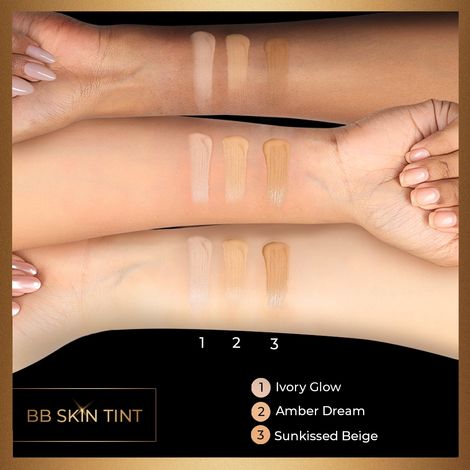 Manish Malhotra BB Skin Tint for Makeup | SPF 50 PA+++ | Adapts to you Skin Tone | Sunkissed Beige