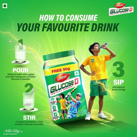 Dabur Health Care Orange Glucose Powder