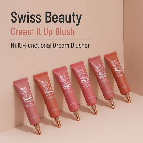 Swiss Beauty Cream It Up Blusher With Shea Butter - 2 Natural Flush