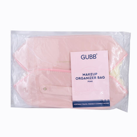 GUBB Multifunctional Organizer Makeup Travel Bag - Pink