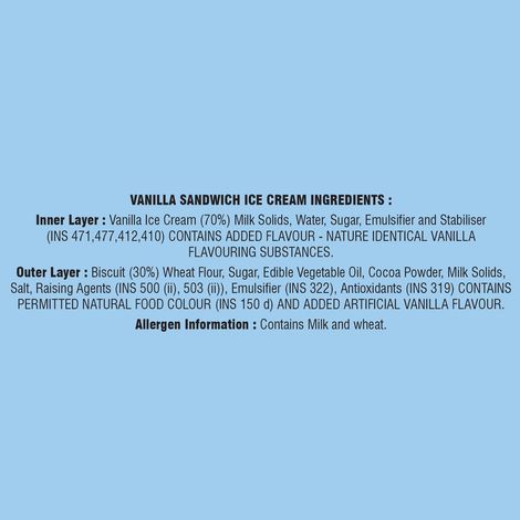 Dairy Day Vanilla Ice Cream Sandwich Combo 