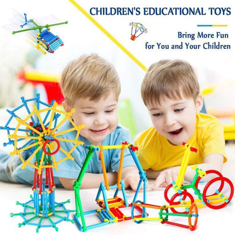 Toyshine Educational Building Blocks Smart Sticks Set For Baby Kids - Multicolour