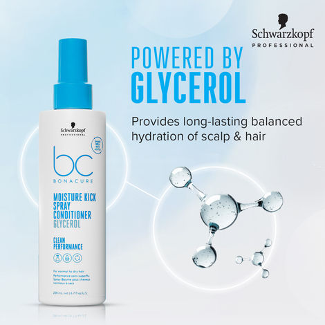 Schwarzkopf Professional Bonacure Moisture Kick Spray Conditioner With Glycerol