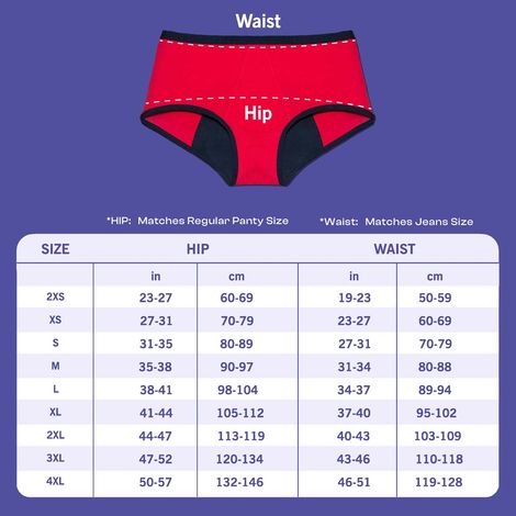 Healthfab GoPadFree Reusable Leak-Proof Period Panty | Black - M