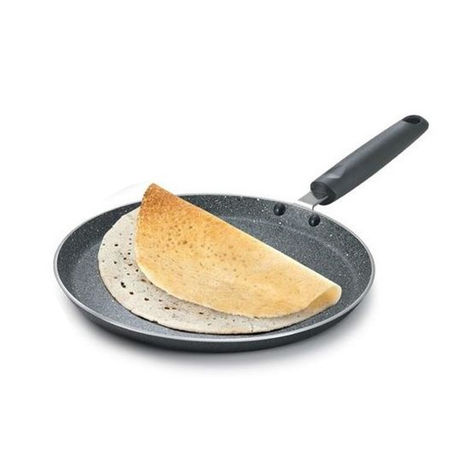 Prestige Omega Deluxe Granite Non-Stick Byk Cookware Set (Aluminum)|Black, 3 Piece