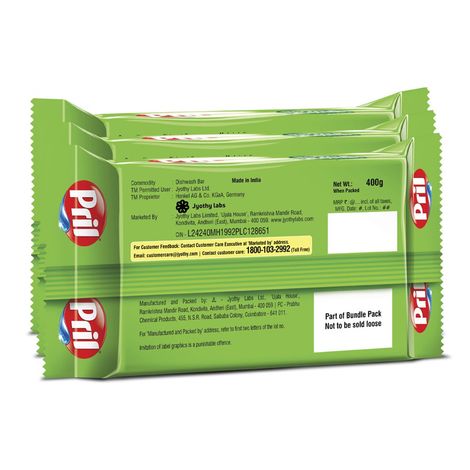 Pril The Power Of Active Boosters Lime Dishwash Bar