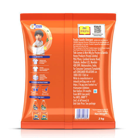 Tide Plus Lemon & Mint Detergent Powder