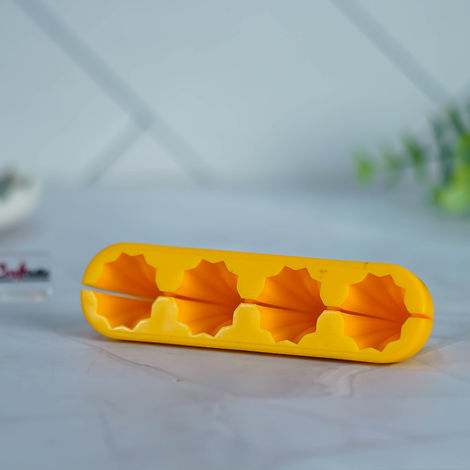 Ganpati Modak Mould | 4 Cavity Plastic Sancha for Prasad & Homemade Chocolates | Ecraftindia