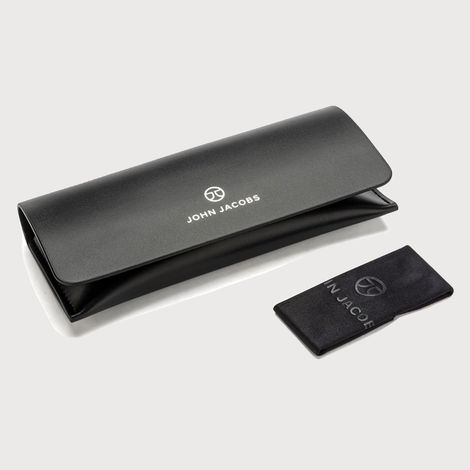 John Jacobs By Lenskart Unisex Geometric Stainless Steel Sunglasses | Green - L