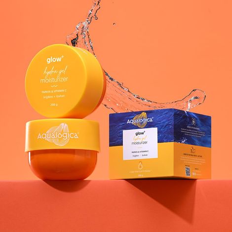 Aqualogica Glow+ Hydra Gel Moisturizer With Papaya & Vitamin C For 24 Hour Intense Hydration
