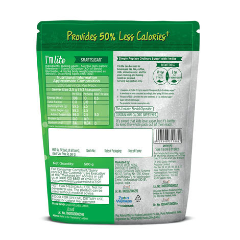 I'M Lite 50% Less Calories Sugar