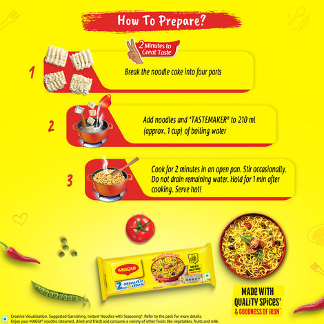 MAGGI 2-Minute Instant Noodles | Masala Noodles | Made With Quality Spices
